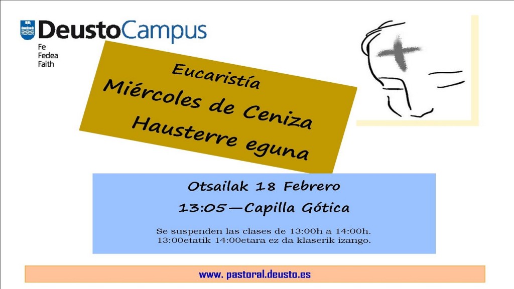 Eucaristía Miércoles de Ceniza