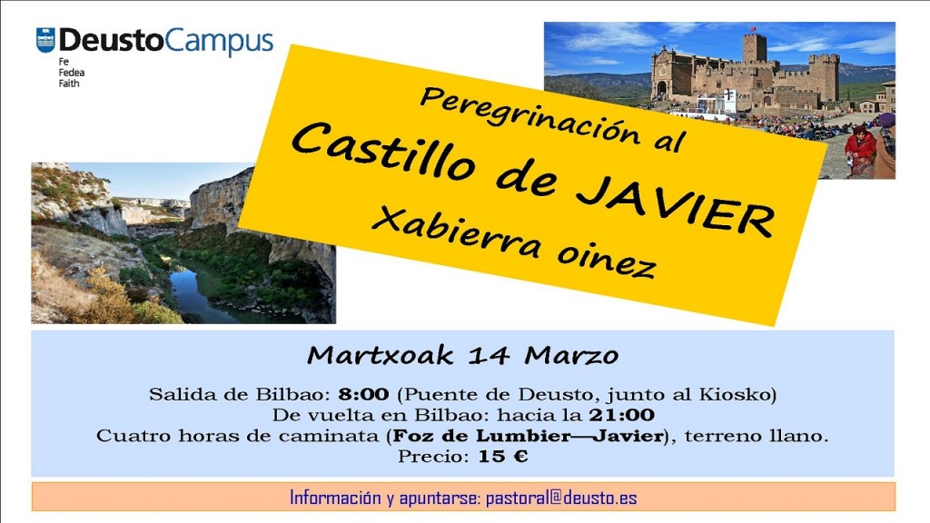 Peregrinación al Castillo de Javier Peregrinación al Castillo de Javier
