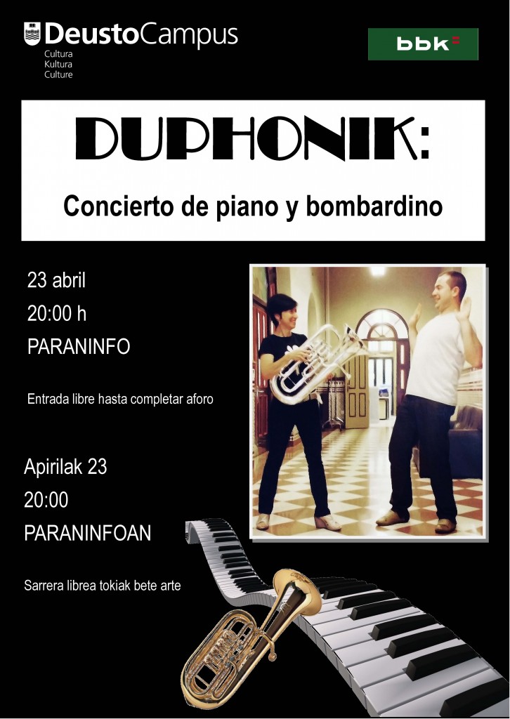 Duphonik: Concierto piano y bombardino Duphonik: Concierto piano y bombardino