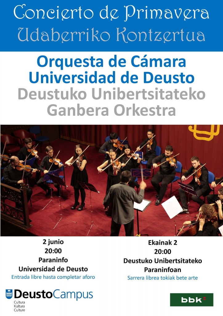 Concierto de Primavera de la Orquesta de Cámara Concierto de Primavera de la Orquesta de Cámara