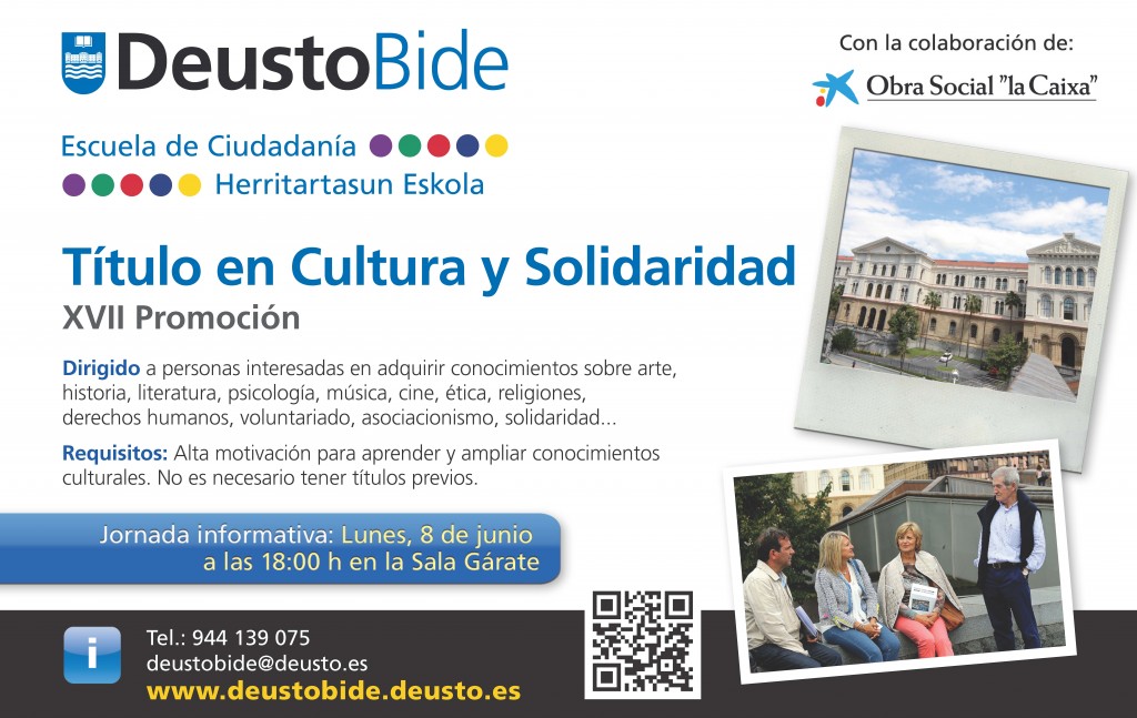 Jornada informativa sobre el Titulado Universitario en Cultura y Solidaridad