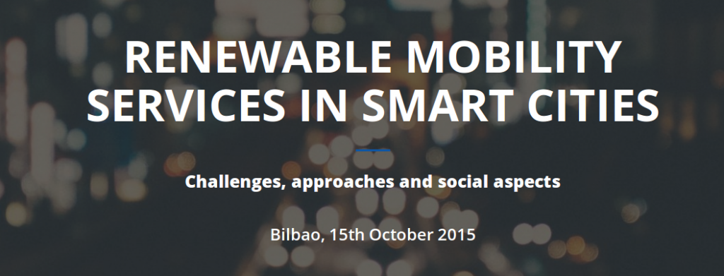 1st MOVESMART Workshop: 'Renewable Mobility Services in Smart Cities' 1st MOVESMART Workshop: 'Renewable Mobility Services in Smart Cities'