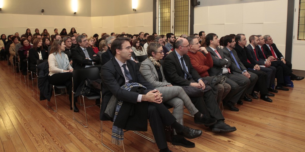 Imagen de la entrega del Premio de Investigación UD-Grupo Santander del curso pasado