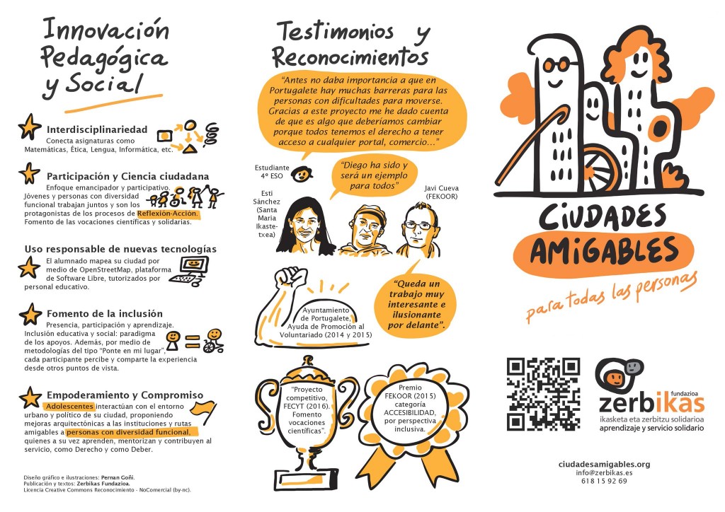 Sesión de trabajo del proyecto “Ciudades Amigables para todos” con estudiantes de la Ikastola de Deusto