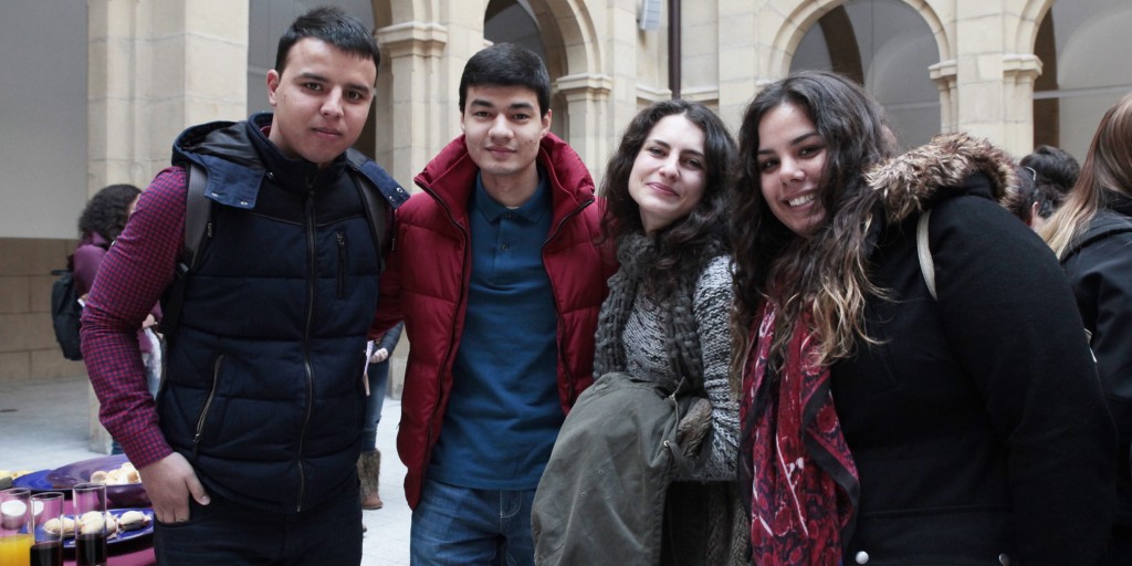 Recepción a los 300 alumnos internacionales que estudiarán en el campus de Bilbao en el segundo semestre