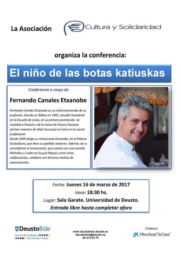 Conferencia de Fernando Canales Etxanobe: Conferencia de Fernando Canales Etxanobe: