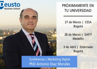 Deusto Business School presentará su oferta de postgrados en la Universidad EAFIT de Medellín