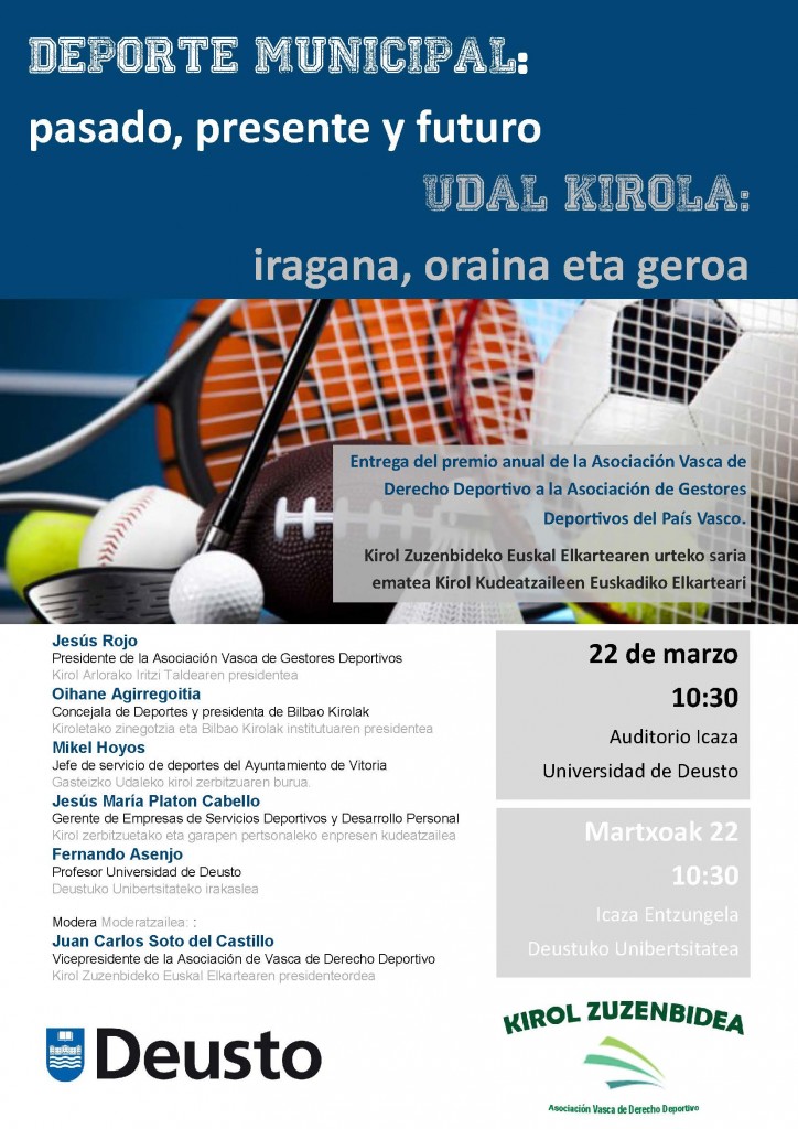 Deporte Municipal: pasado, presente y futuro Deporte Municipal: pasado, presente y futuro