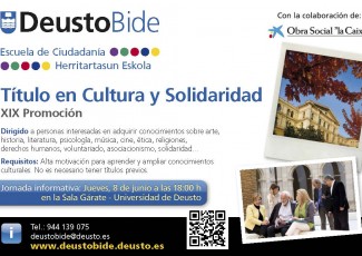 Jornada informativa Titulado Universitario en Cultura y Solidaridad