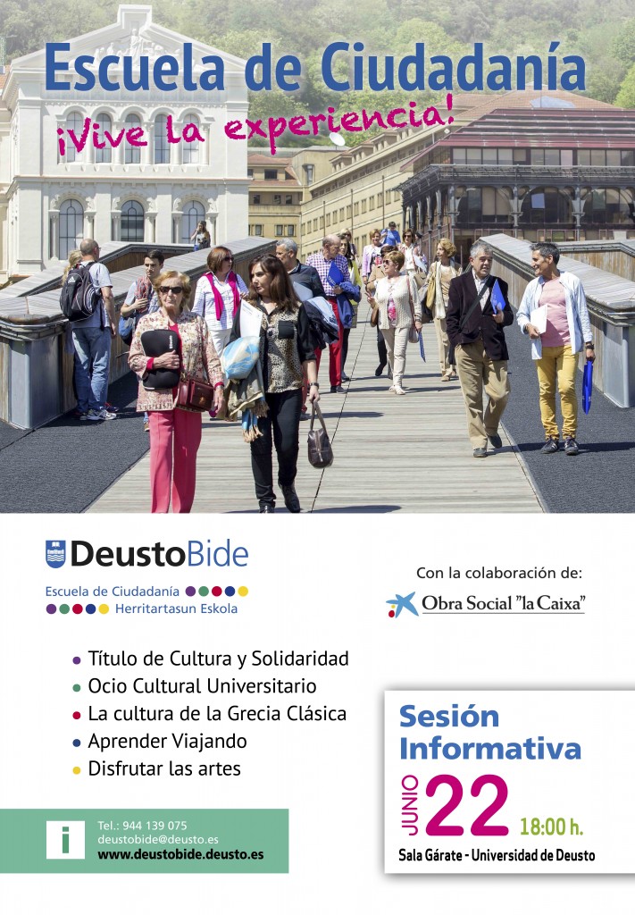 Sesión Informativa programas DeustoBide Escuela de Ciudadanía