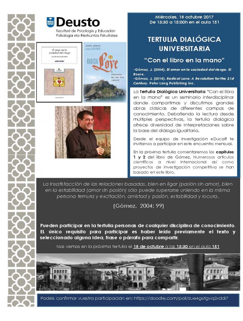 Tertulia Dialógica Universitaria Tertulia Dialógica Universitaria