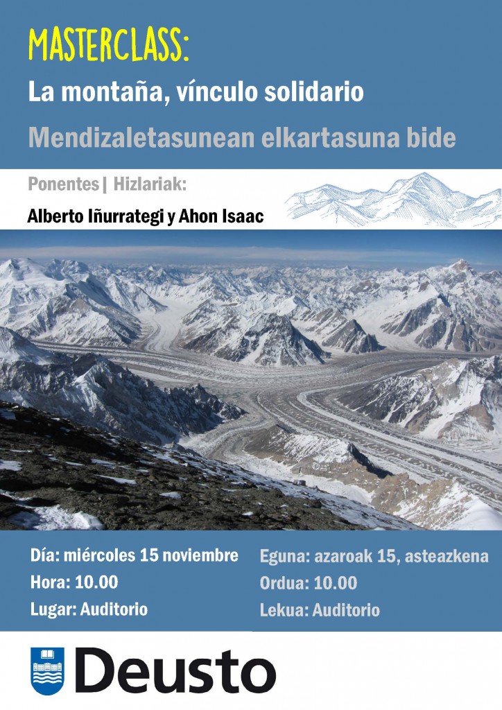 MasterClass:  La montaña, vínculo solidario