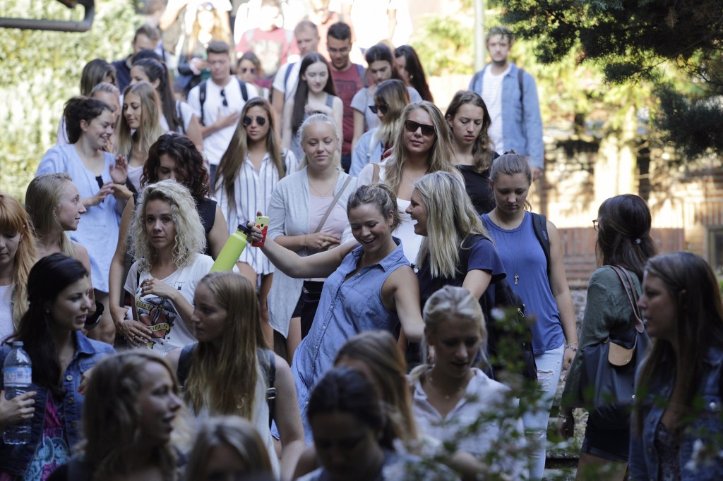Recepción de bienvenida a los alumnos internacionales