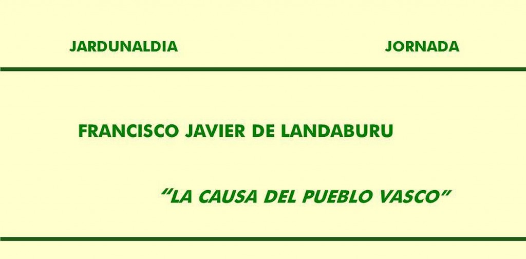 Leyre Arrieta participa en la presentación de la edición y estudio del libro escrito por Francisco Javier de Landaburu: 