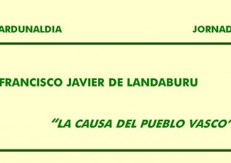 Leyre Arrietak parte hartu du Francisco Javier de Landaburuk idatzitako liburuaren edizioaren aurkezpenean: “La Causa del Pueblo Vasco”