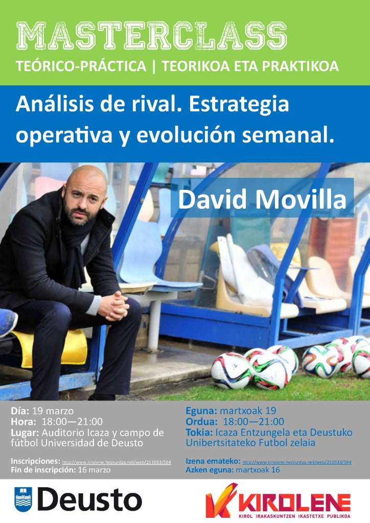 Clase magistral teorico-práctica con David Movilla: 