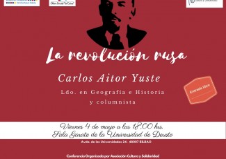La revolución rusa. Conferencia a cargo de Carlos Aitor Yuste