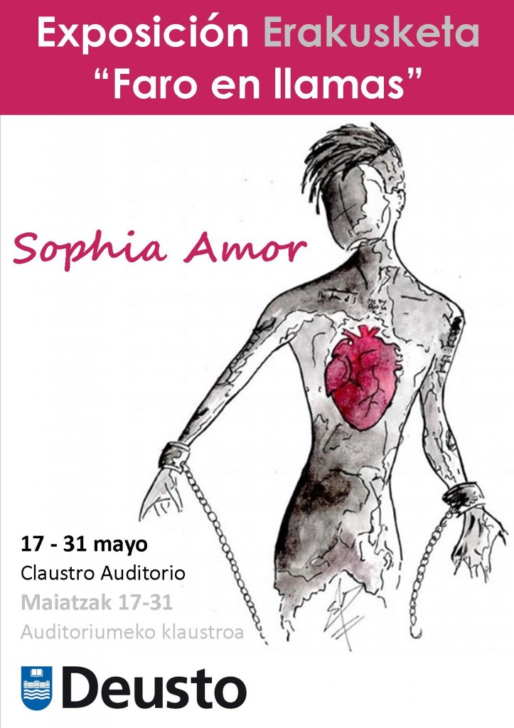 Exposición de dibujos de Sophia Amor