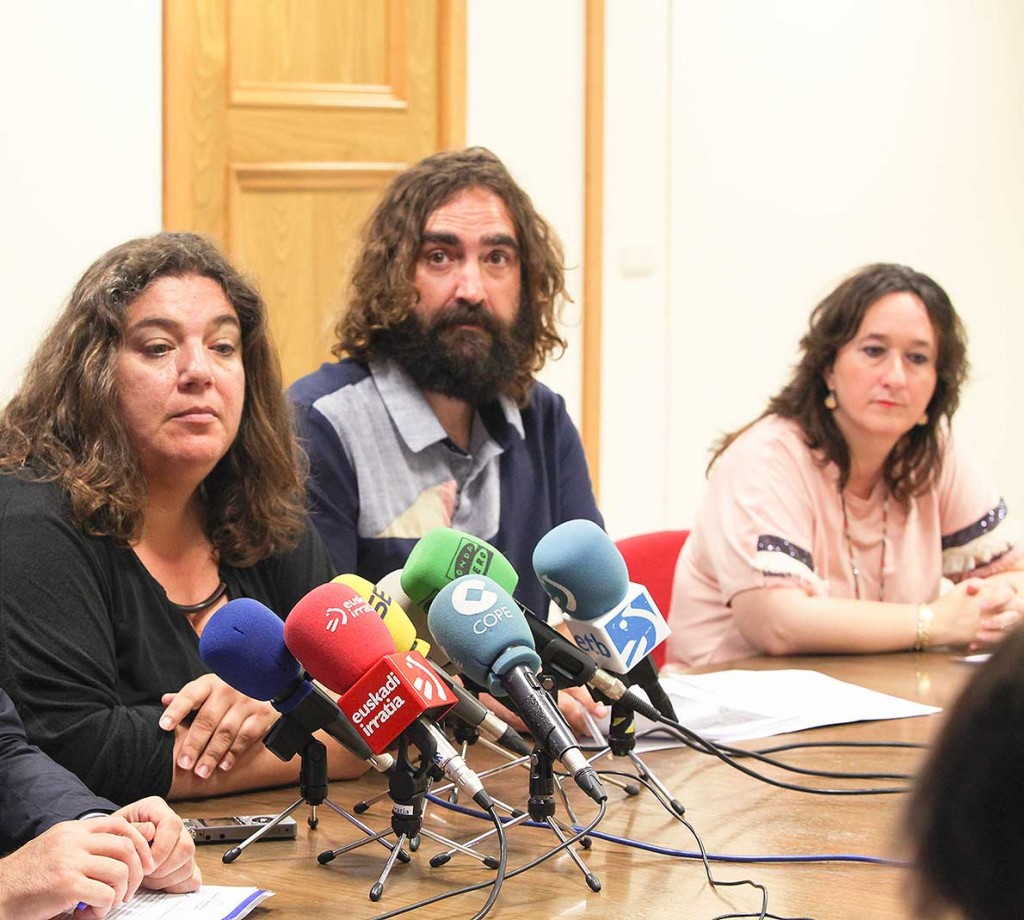 María Silvestre, Braulio Gómez eta Iratxe Aristegi