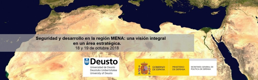 “Seguridad y desarrollo en la región MENA: una visión integral en un área estratégica”. “Seguridad y desarrollo en la región MENA: una visión integral en un área estratégica”.