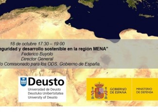 Conferencia Federico Buyolo: “Seguridad y desarrollo sostenible en la región MENA