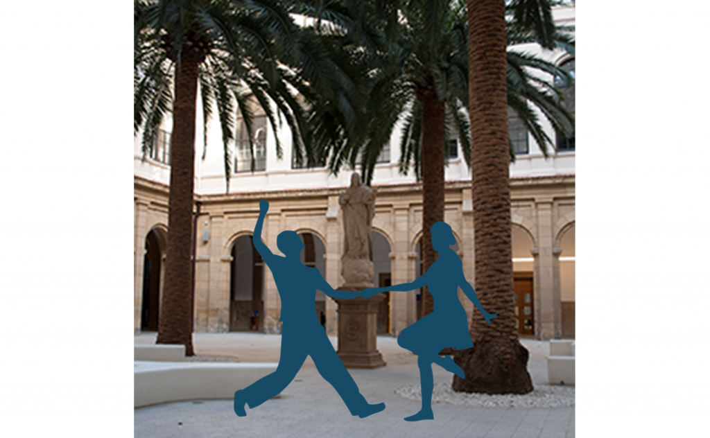 Swing y lindy hop en el claustro