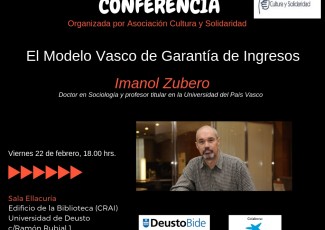 Conferencia de Imanol Zubero. 
