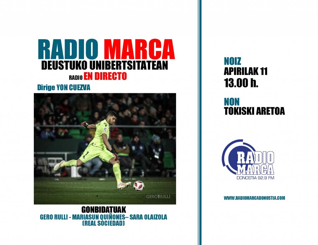 Radio Marca en la Universidad de Deusto