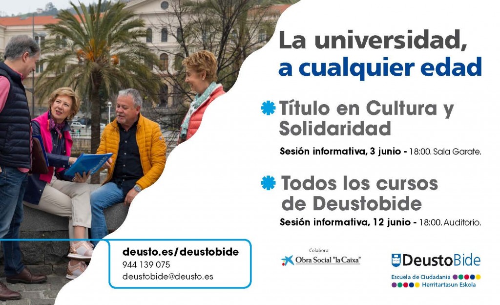 DeustoBide 2019 20: Jornada informativa / Informazio saioa DeustoBide 2019 20: Jornada informativa / Informazio saioa