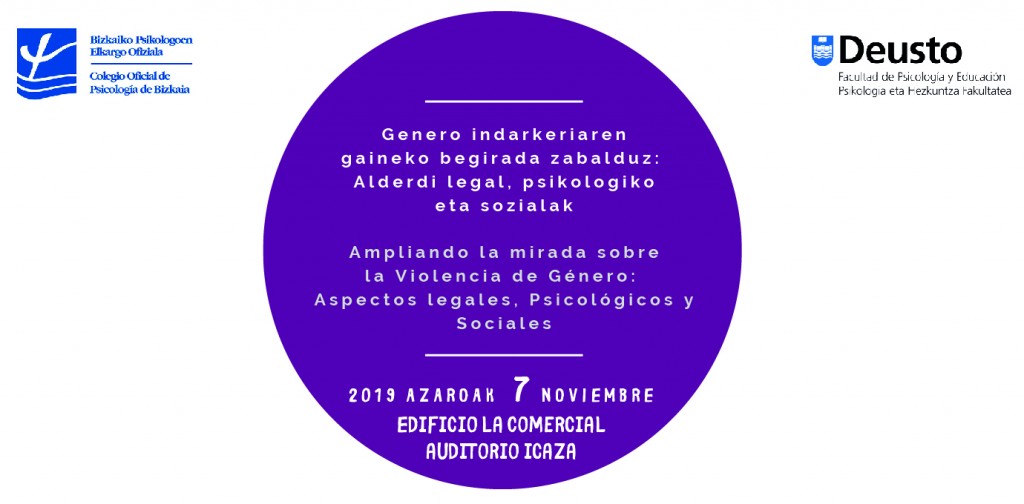 Jornada - Ampliando la mirada sobre la Violencia de Género: Aspectos legales, Psicológicos y Sociales
