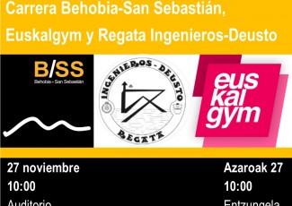 Masterclass: Carrera Behobia-San Sebastián, euskalgym y Regata Ingenieros-Deusto.