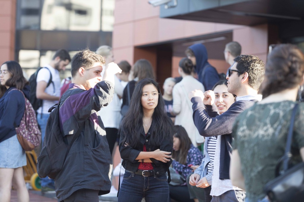 Recepción de bienvenida a los alumnos internacionales