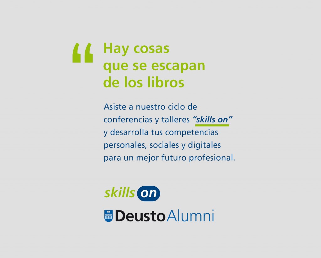 SKILLS ON. Gestión del tiempo: productividad personal y profesional SKILLS ON. Gestión del tiempo: productividad personal y profesional