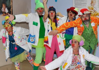 Hospital clowns session