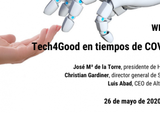 Webinar: Tech4Good en tiempos de COVID-19