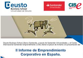 Presentación del  II Informe de Emprendimiento Corporativo en España:  Enseñando a bailar a los elefantes como gacelas