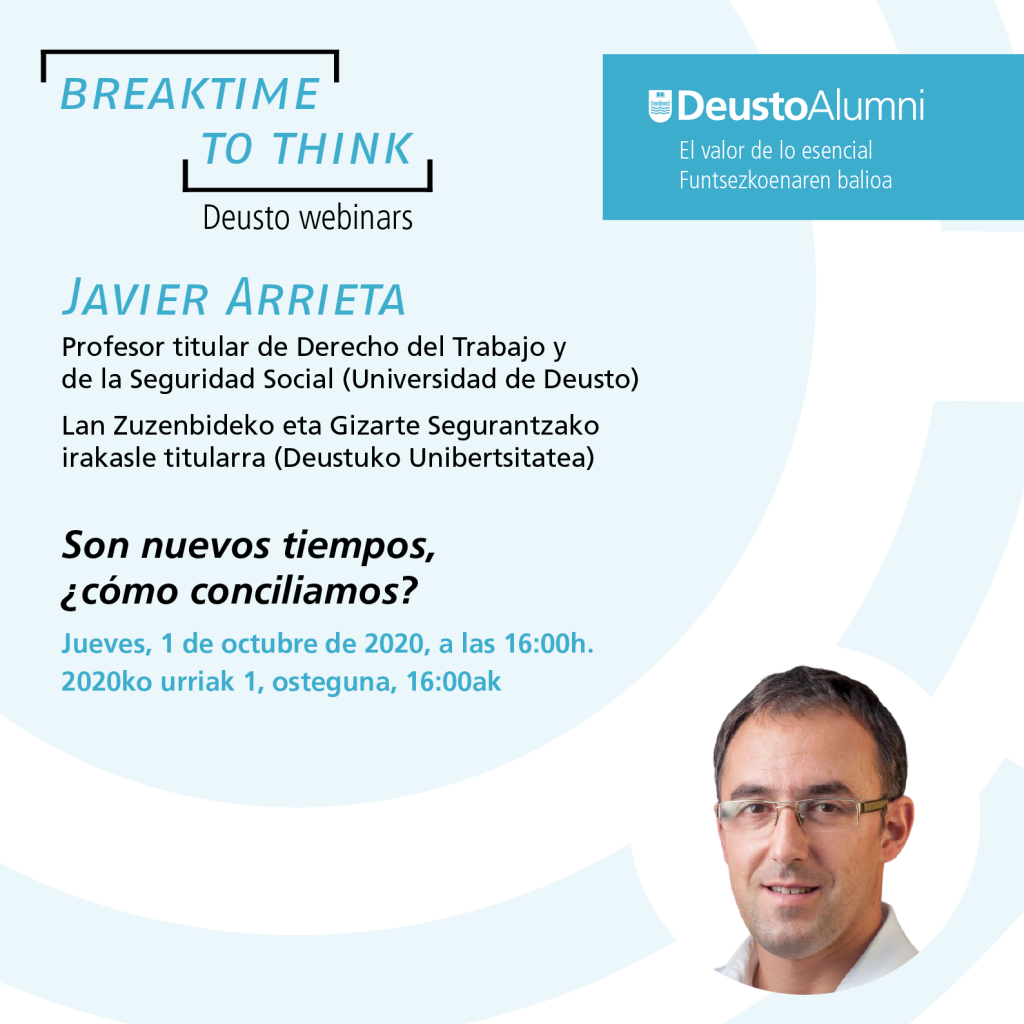 Son nuevos tiempos, ¿cómo conciliamos?