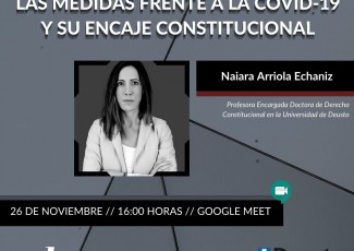 Naiara Arriola Echaniz. Profesora Encargada Doctora de Derecho Constitucional en la UD.