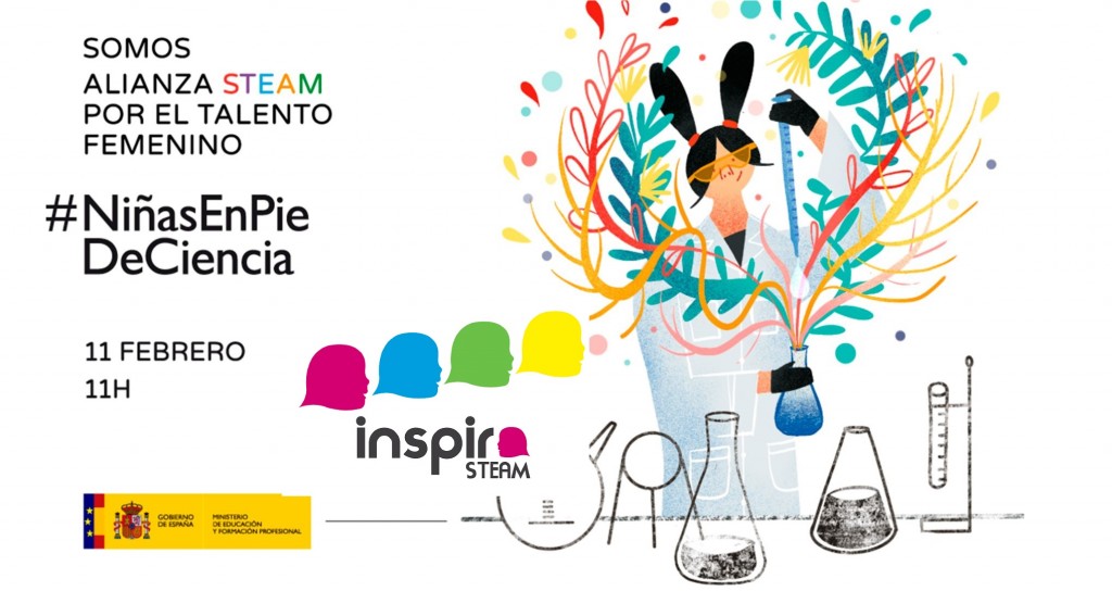 Inspira STEAM forma parte de la Alianza STEM - Niñas en pie de Ciencia Inspira STEAM forma parte de la Alianza STEM - Niñas en pie de Ciencia