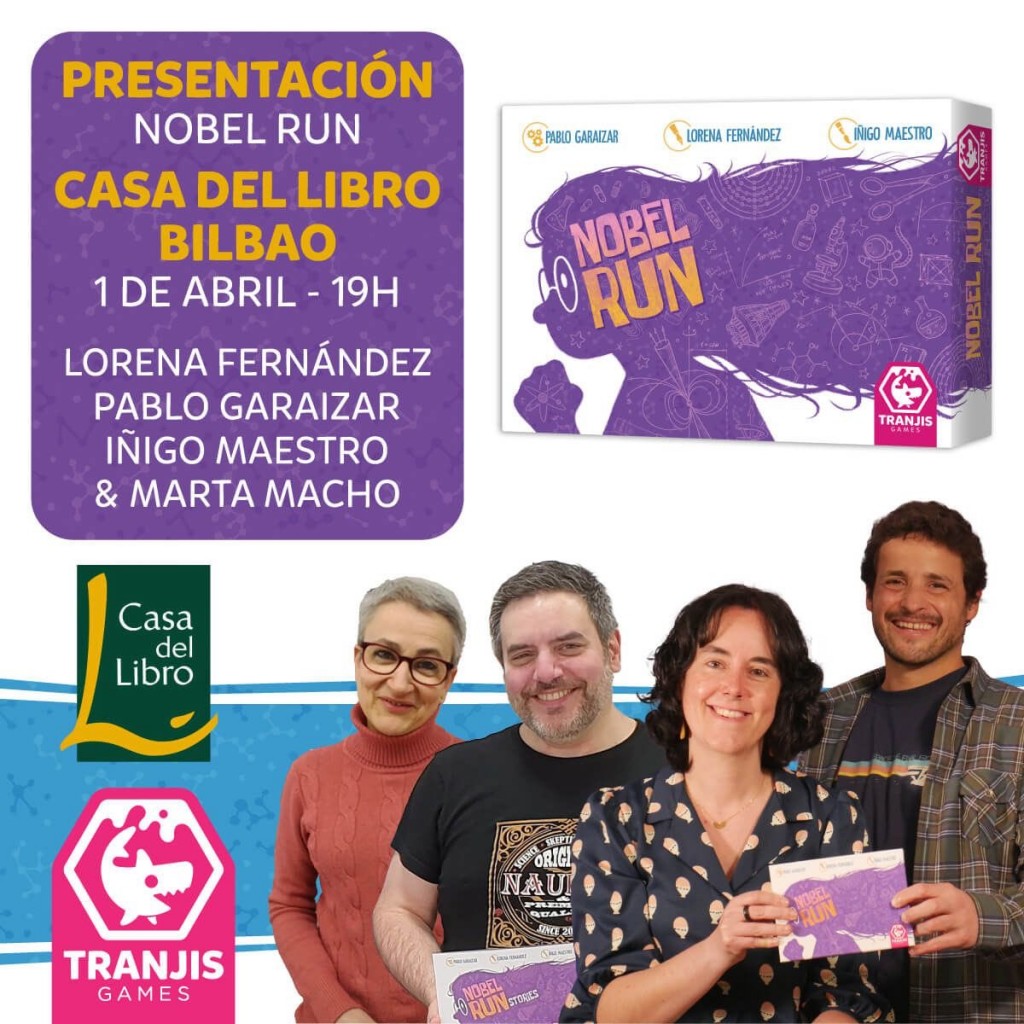 Presentación del juego Nobel Run en Bilbao Presentación del juego Nobel Run en Bilbao