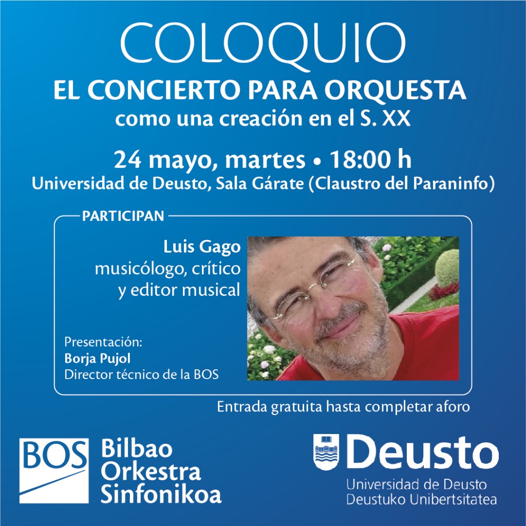 “El concierto para orquesta como una creación en el S. XX” “El concierto para orquesta como una creación en el S. XX”
