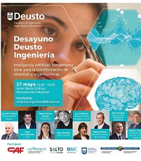 Desayuno Deusto Ingeniería en SS. Inteligencia Artificial: herramienta clave para la transformación de empresas y organizaciones