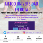El movimiento “Metoo Universidad en ruta” hace una parada en la Universidad de Deusto