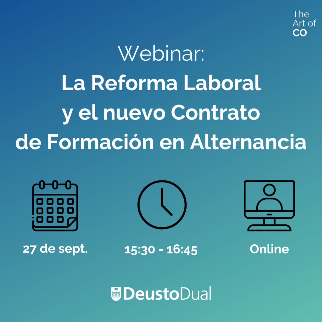 La reforma laboral y el nuevo contrato de formación en alternancia La reforma laboral y el nuevo contrato de formación en alternancia