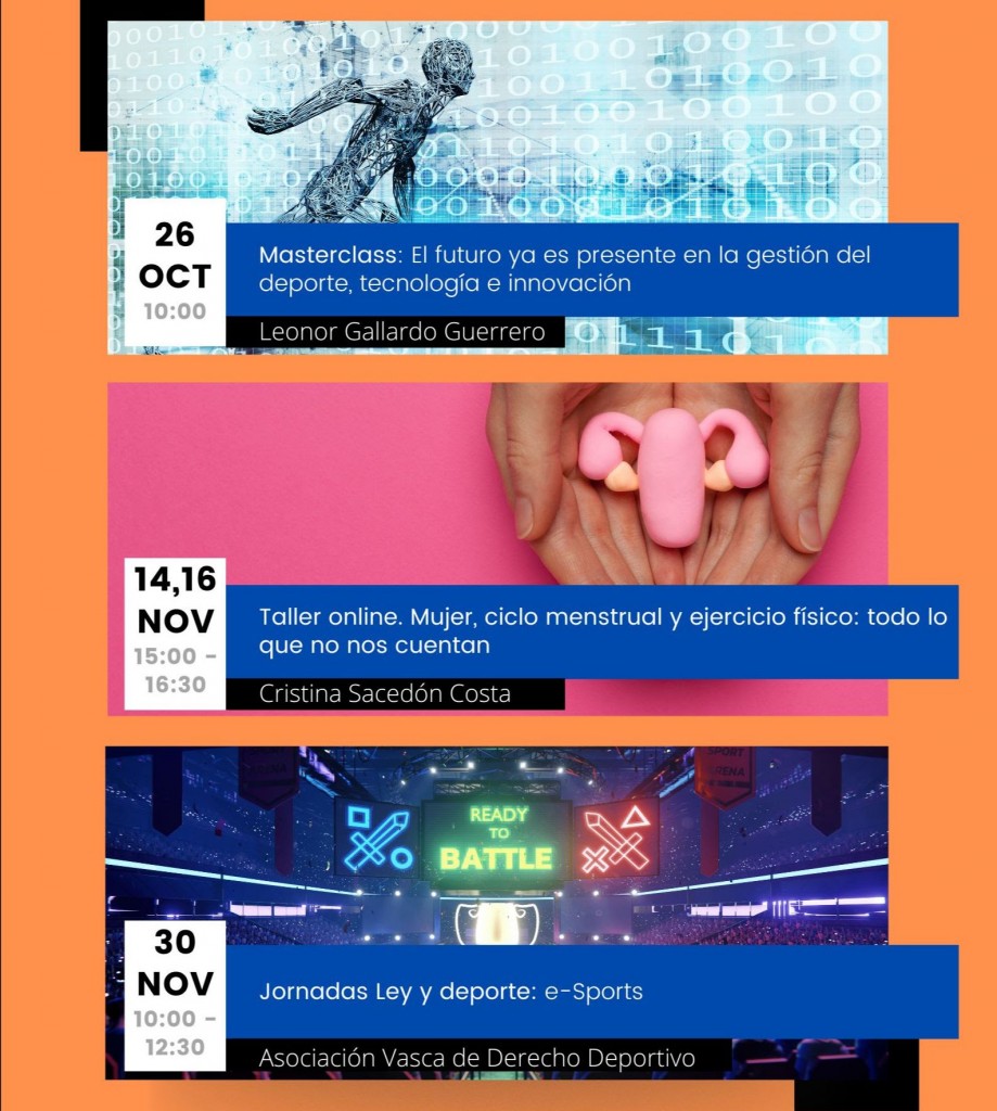 Masterclass: El futuro ya es presente en la gestión del deporte; tecnología e innovación.