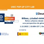 UNIC Pop-Up City Lab | Bilbao, ¿ciudad violeta? Retos urbanos desde una perspectiva de género