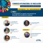 Conferencia de Jesús Riaño en el  I Congreso Internacional de Vinculación de la UPTL de Ecuador