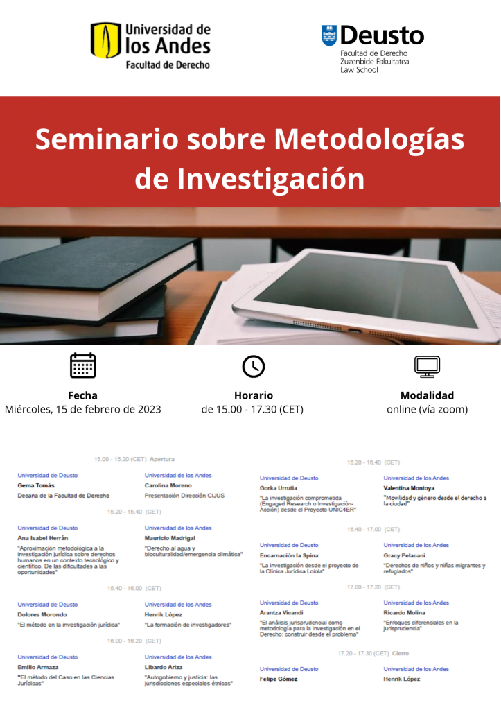 Seminario Online sobre Metodologías de Investigación