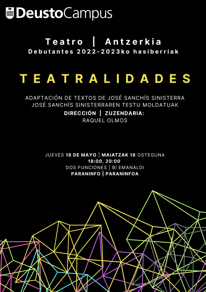 Muestra de teatro educativo: “Teatralidades” Muestra de teatro educativo: “Teatralidades”