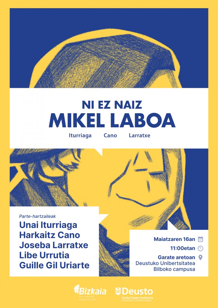 Presentación comentada del libro 'Ni ez naiz Mikel Laboa' Presentación comentada del libro 'Ni ez naiz Mikel Laboa'